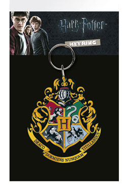 Harry Potter porte-cls caoutchouc Hogwarts Crest 7 cm