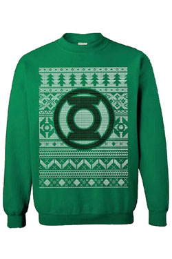 DC Comics Sweater Green Lantern Christmas  (S)