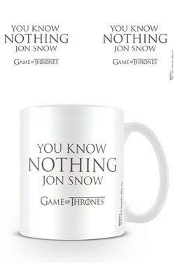 Le Trne de fer mug You Know Nothing Jon Snow