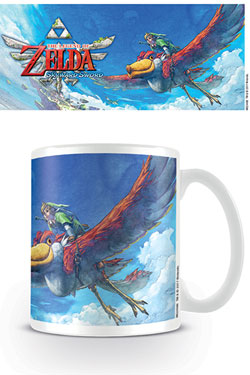 Legend of Zelda Skyward Sword mug Link on Loftwing