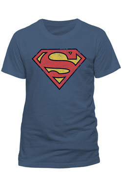 Superman T-Shirt Vintage Logo (XXL)
