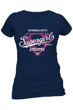 DC Comics T-Shirt fille Supergirl Athletics (M)