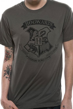 Harry Potter T-Shirt Distressed Hogwarts (L)