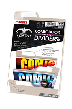 Ultimate Guard 25 intercalaires pour Comics Premium Comic Book Dividers Sable