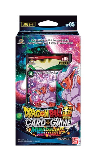 Dragonball Super Card Game Season 5 special pack Miraculous Revival *ANGLAIS*