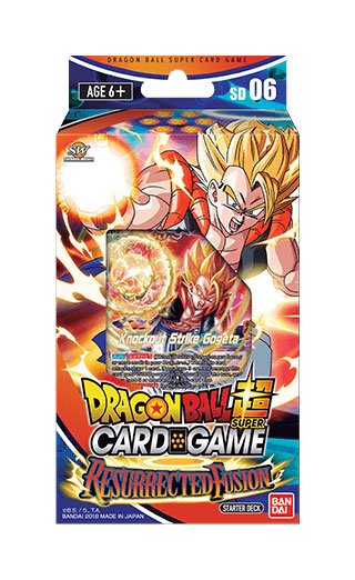 Dragonball Super Card Game Season 5 starter deck Resurrected Fusion *ANGLAIS*
