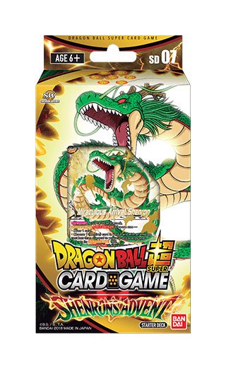 Dragonball Super Card Game Season 5 starter deck Shenron\'s Advent *ANGLAIS*
