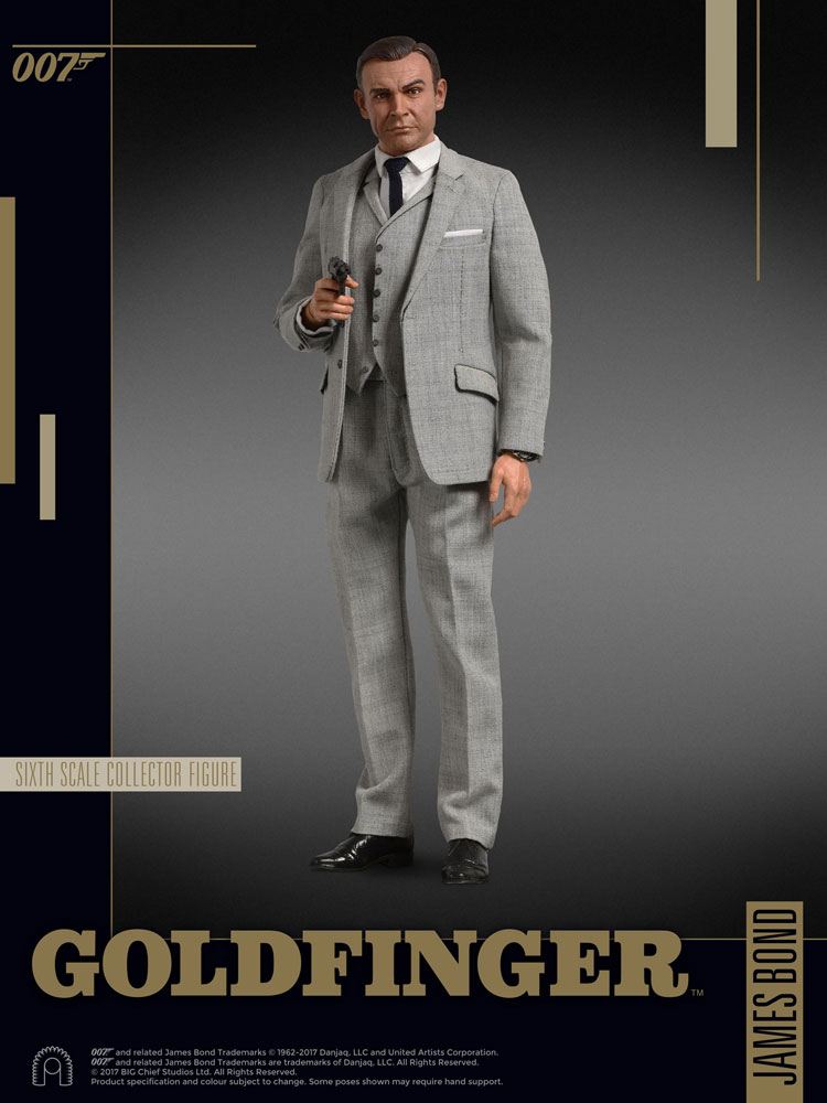 James Bond Goldfinger figurine 1/6 Collector Figure Series James Bond (Grey Suit) 30 cm