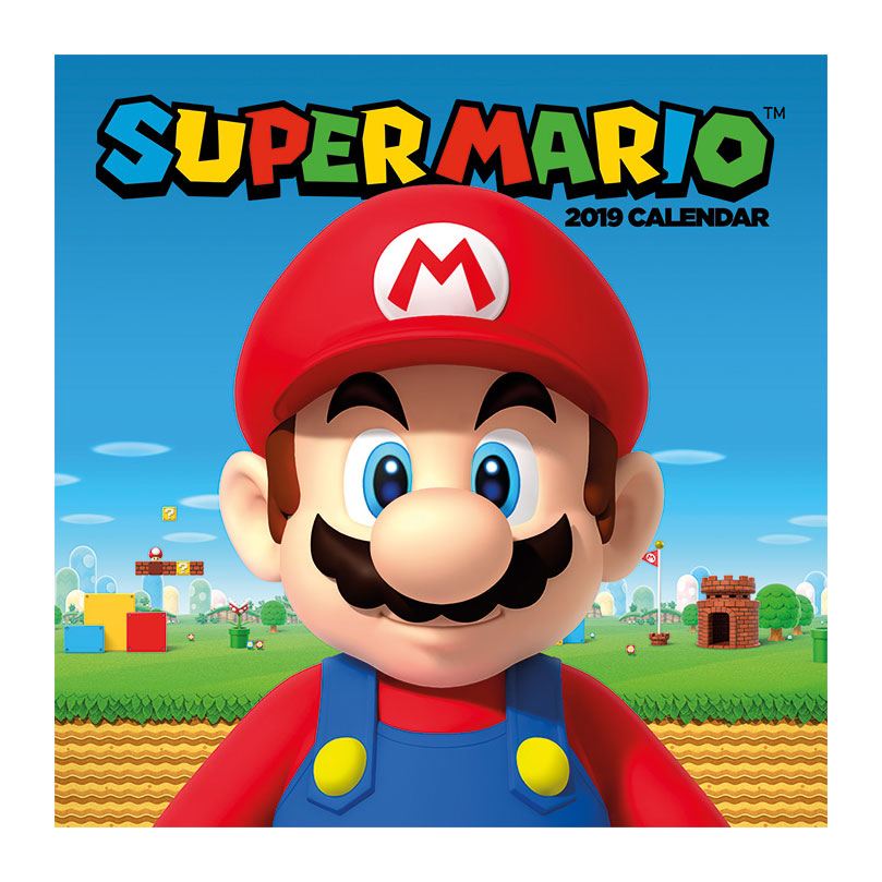 Super Mario calendrier 2019