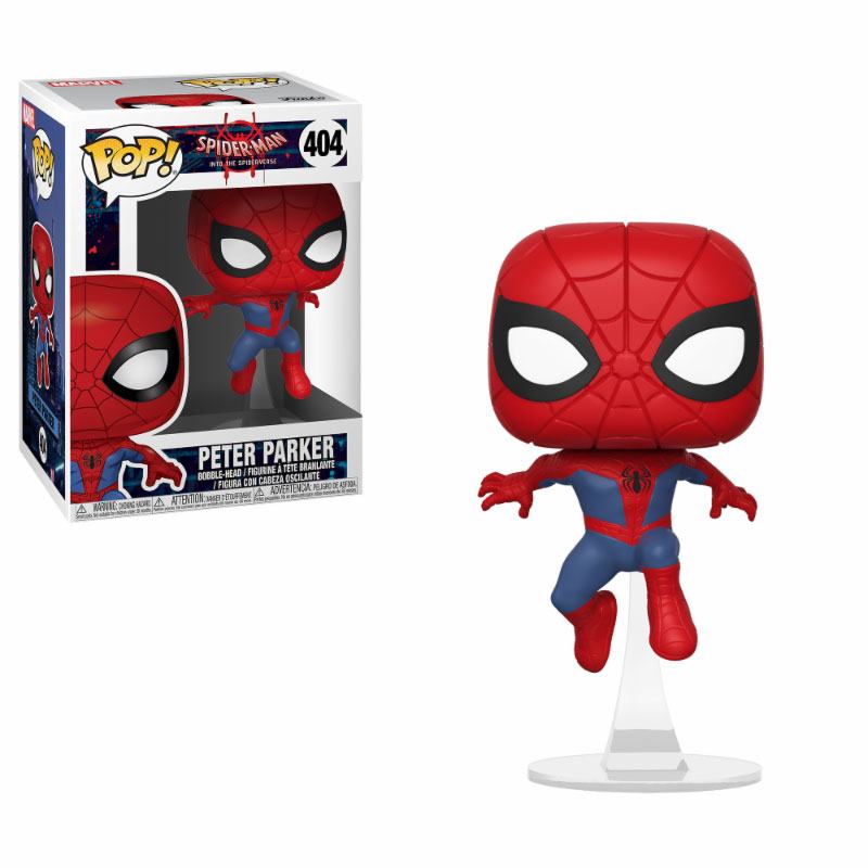 Spider-Man Animated POP! Marvel Vinyl Bobble Head Peter Parker 9 cm