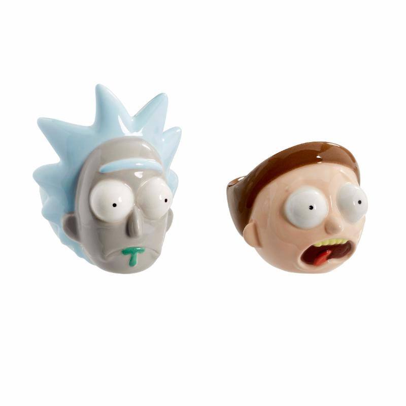 Rick & Morty pack 2 coquetiers cramique Rick & Morty