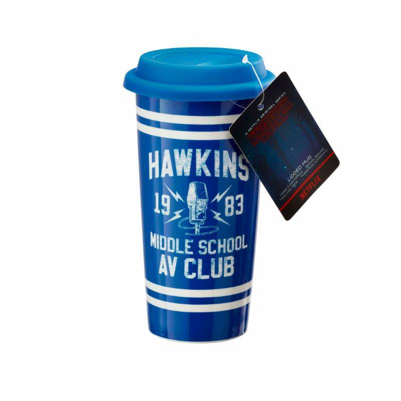 Stranger Things mug de voyage Hawkins AV Club