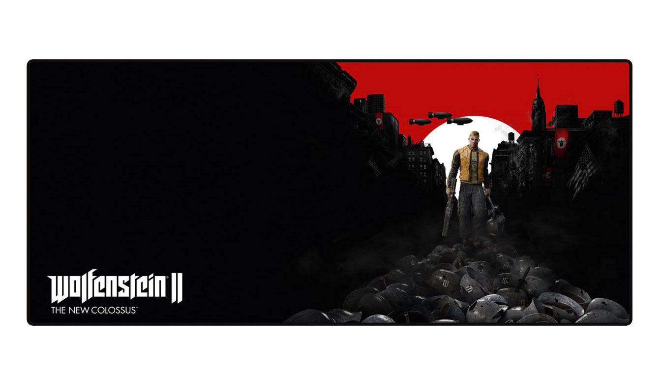 Wolfenstein II tapis de souris Oversize Trail of the Dead