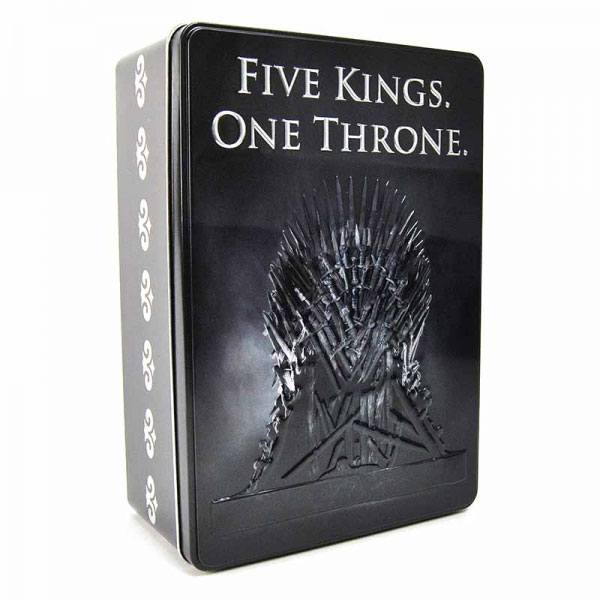 Le Trne de fer boite mtal Five Kings One Throne