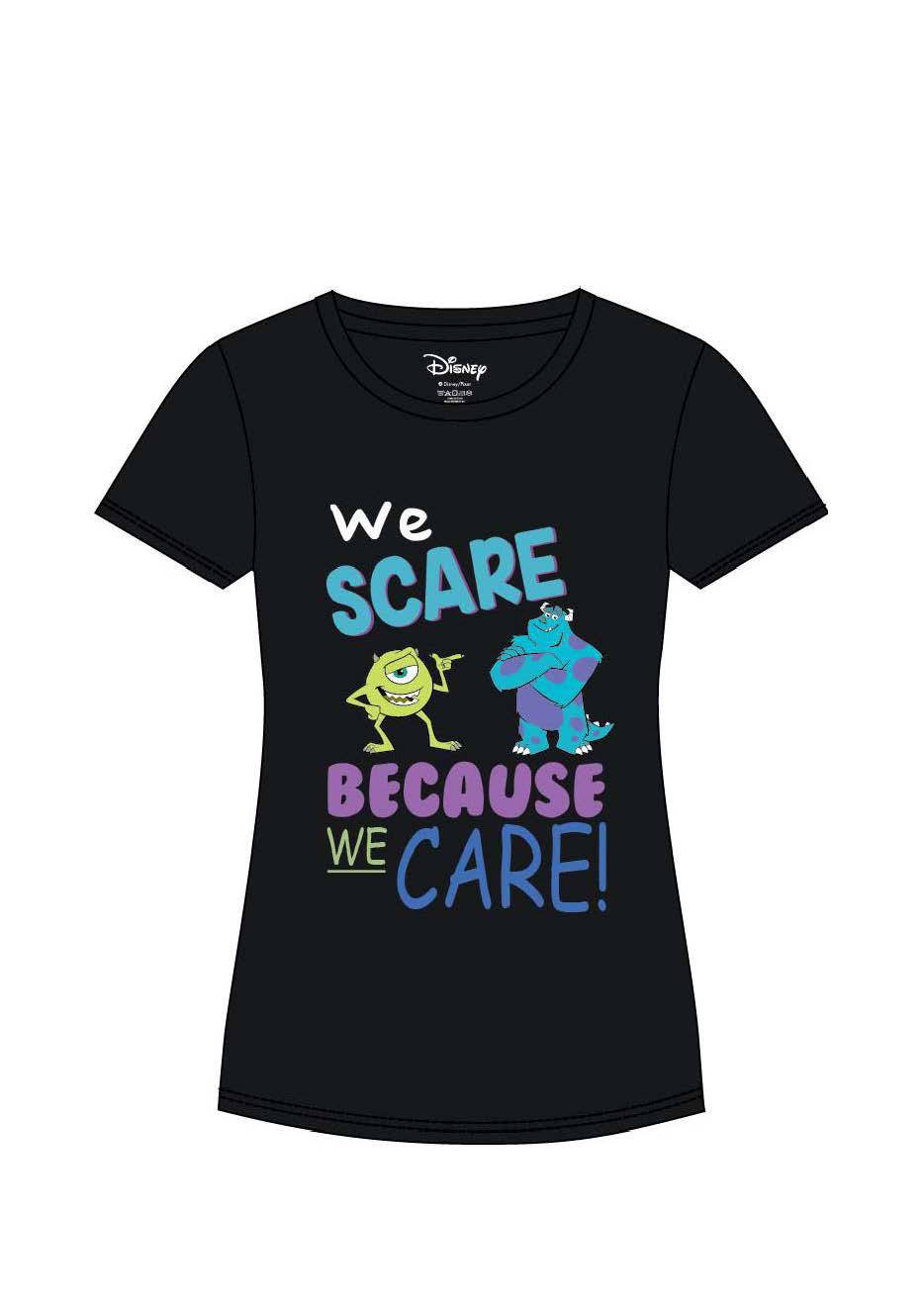 Monstres & Cie T-Shirt femme We Scare Because We Care (XL)