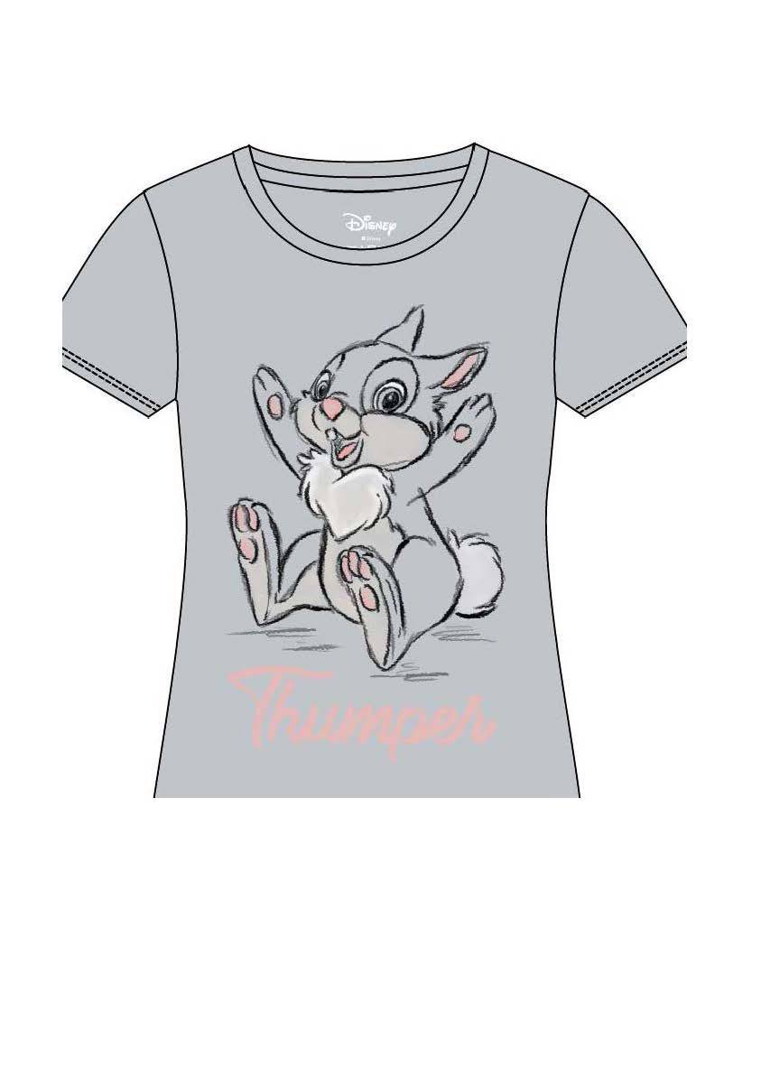 Bambi T-Shirt femme Sketchy Thumper (XL)