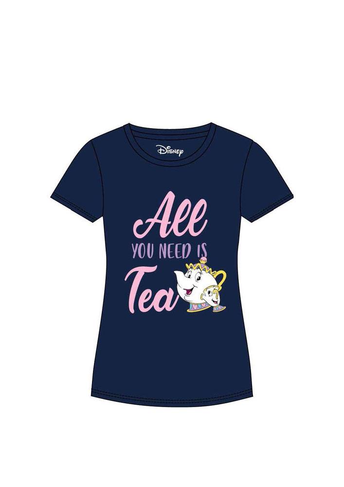 La Belle et la Bte T-Shirt femme All You Need Is Tea (XL)