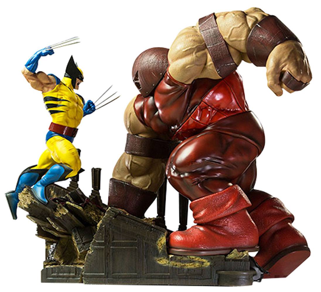 Marvel Comics diorama 1/6 Wolverine vs Juggernaut 44 cm