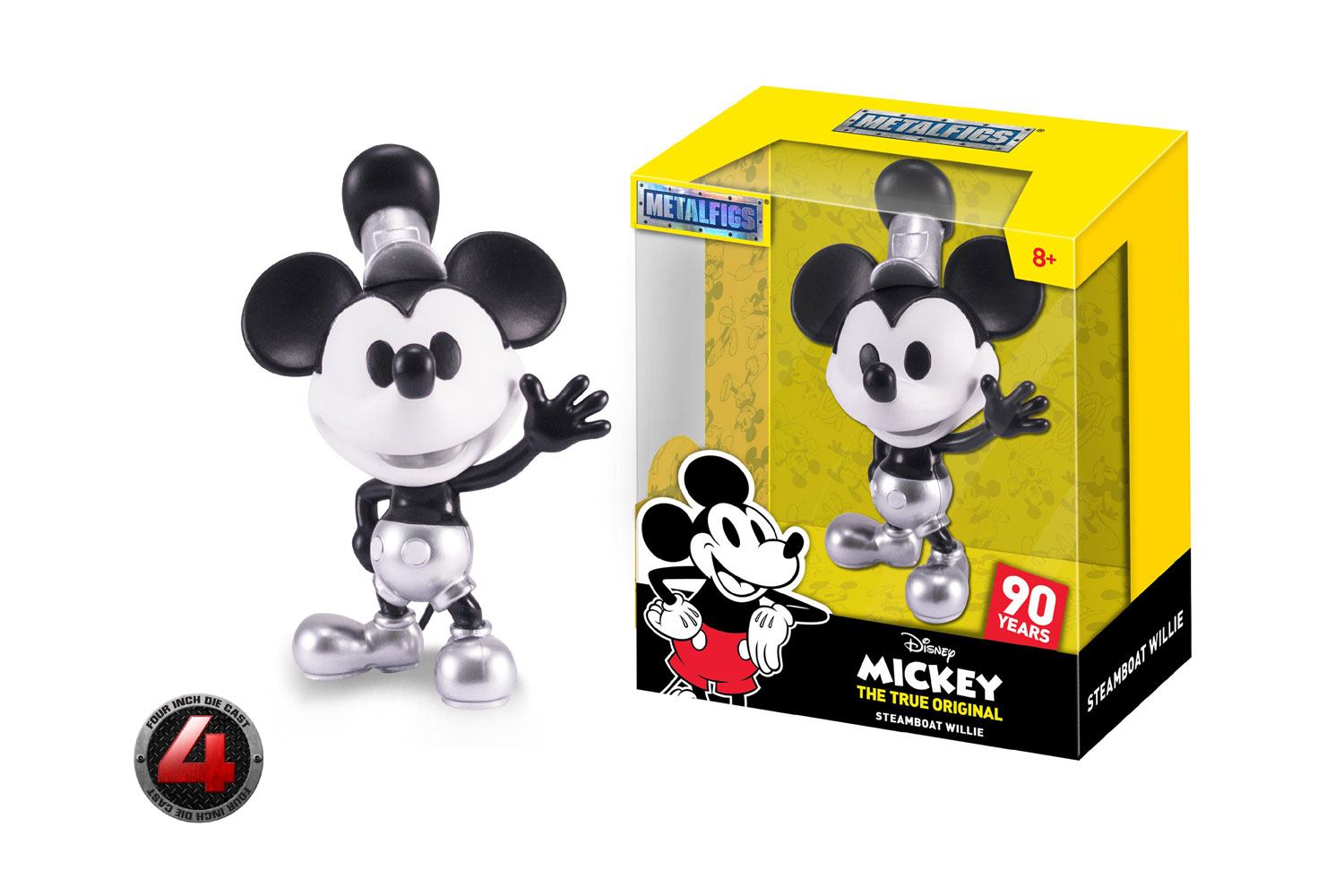 Disney Metalfigs figurine Diecast Mickey Steamboat Willie 10 cm