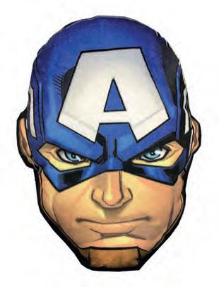 Marvel Comics coussin LED Captain America 36 cm