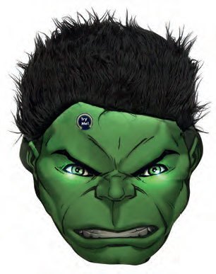 Marvel Comics coussin LED Hulk 36 cm