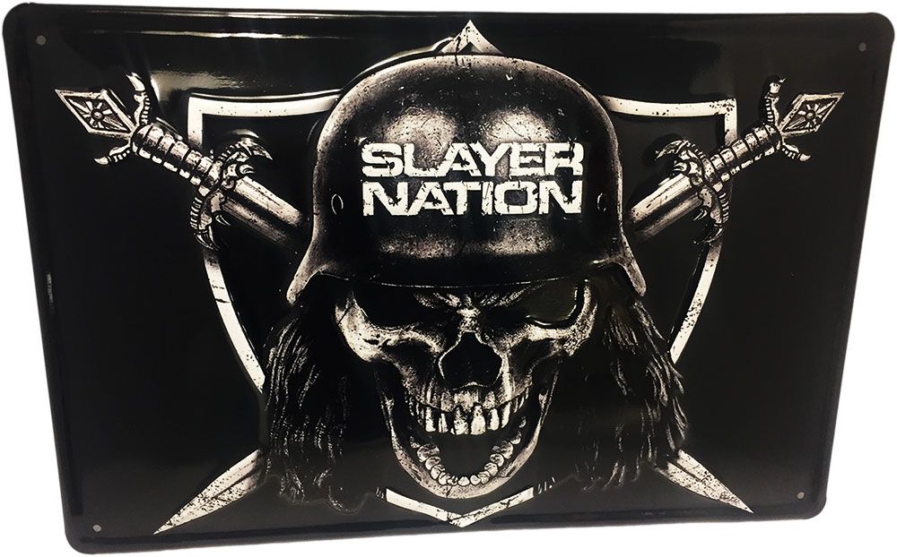 Slayer panneau mtal Slayer Nation 20 x 30 cm