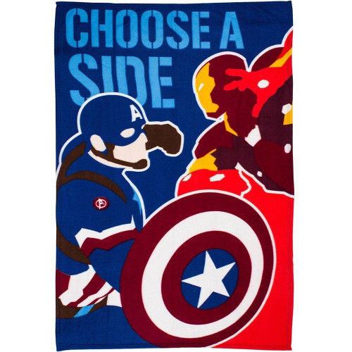 Captain America Civil War couverture polaire Choose A Side 100 x 150 cm