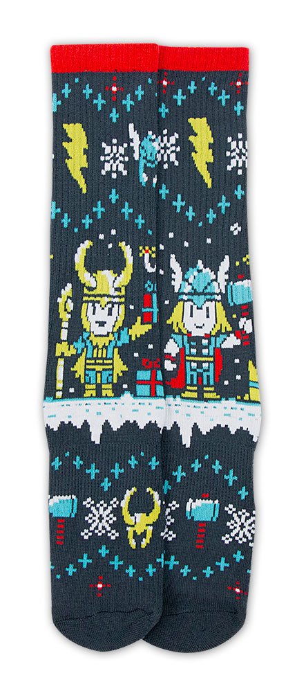 Marvel chaussettes taille 39-46 Thor Ugly Christmas Sweater LC Exclusive (5)