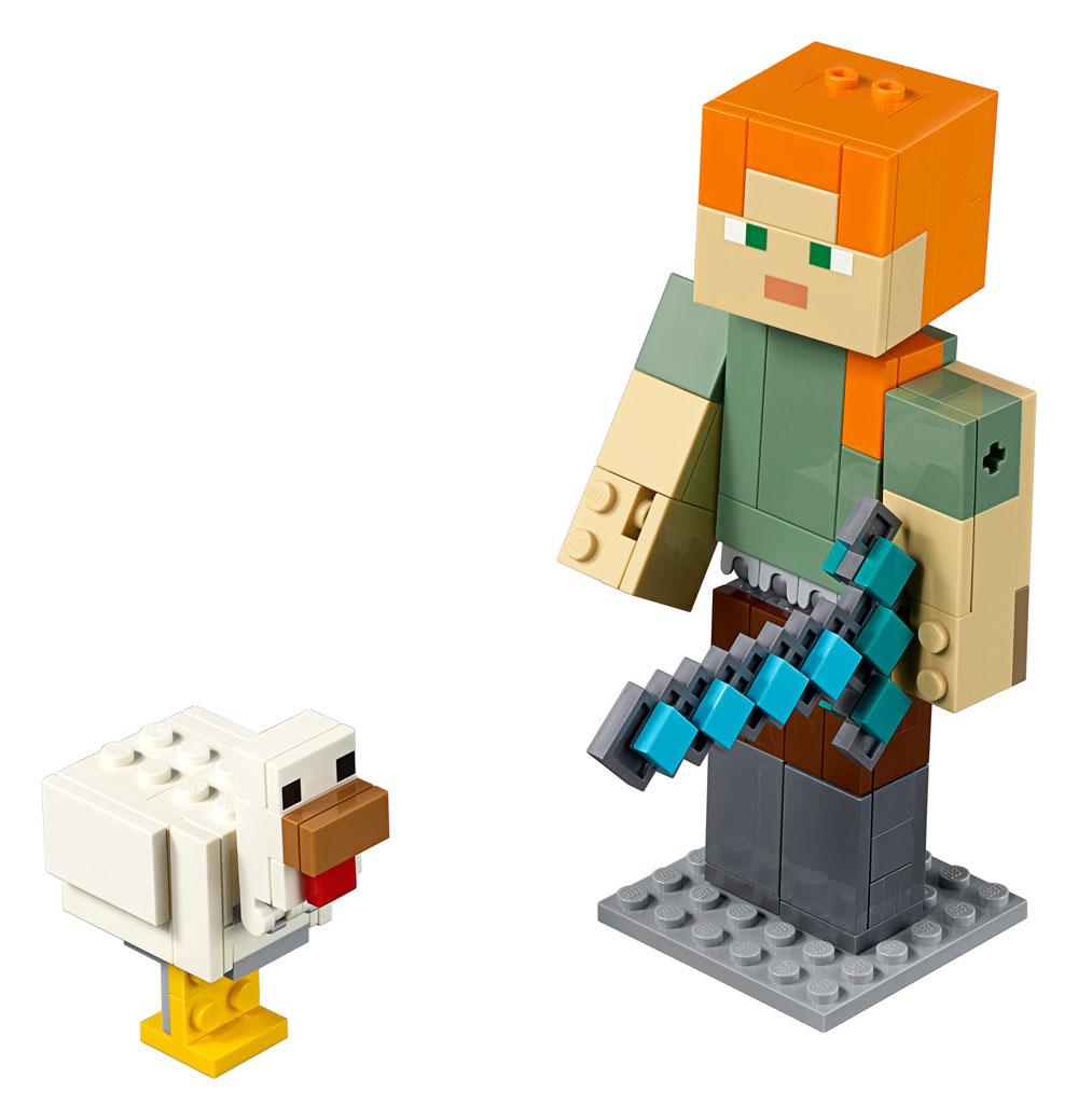 LEGO Minecraft? - BigFig Series 1 : Alex et son poulet
