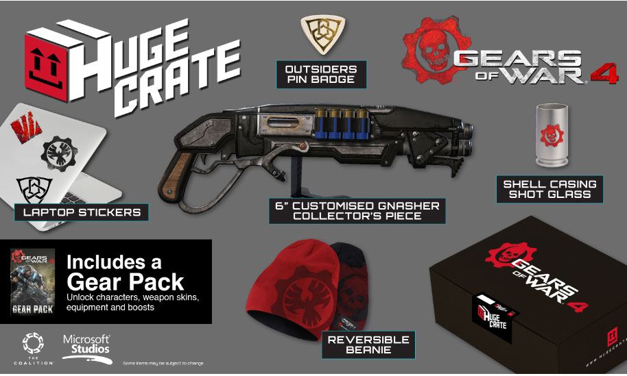 Gears of War 4 coffret cadeau Huge Crate