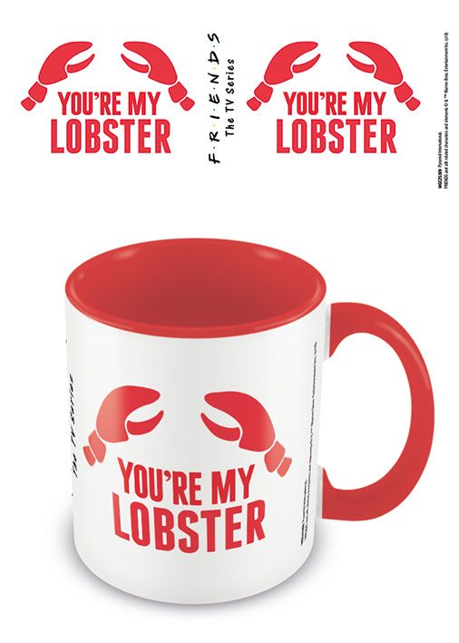 Friends mug Coloured Inner You\'re my Lobster