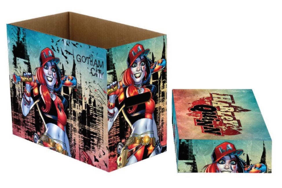 DC Comics botes de rangement Harley Quinn Gotham 23 x 29 x 39 cm (5)
