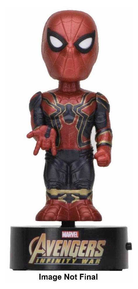 Avengers Infinity War Body Knocker Bobble Figure Spider-Man 16 cm