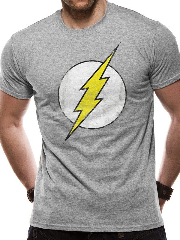 Flash T-Shirt Distressed Logo (M)