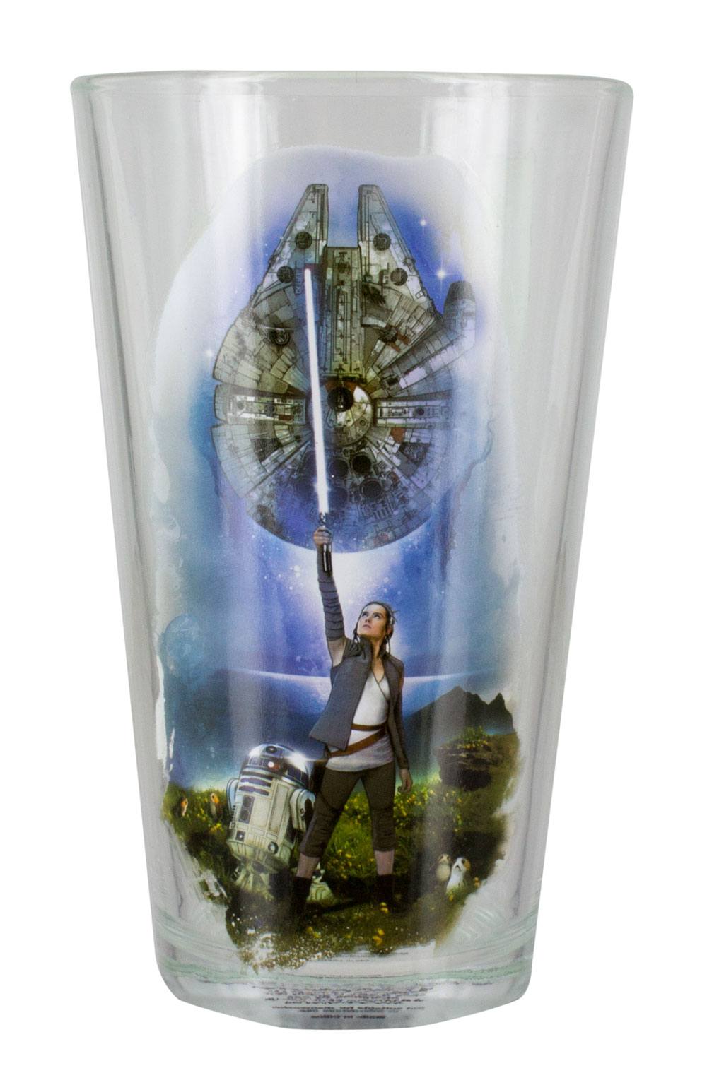 Star Wars Episode VIII verre  bire (pinte) Rey & Falcon
