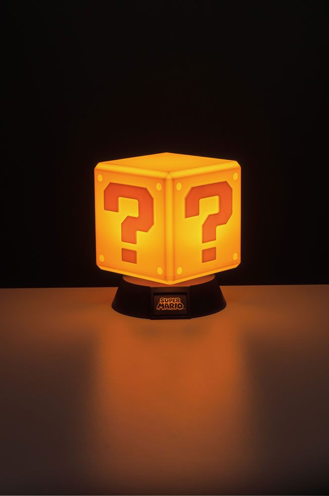 Super Mario veilleuse 3D Question Block 10 cm