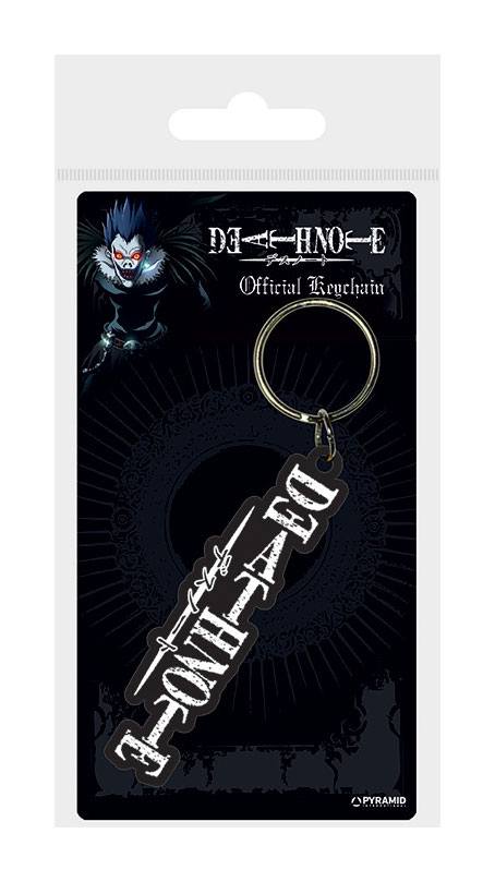 Death Note porte-cls caoutchouc Logo 6 cm