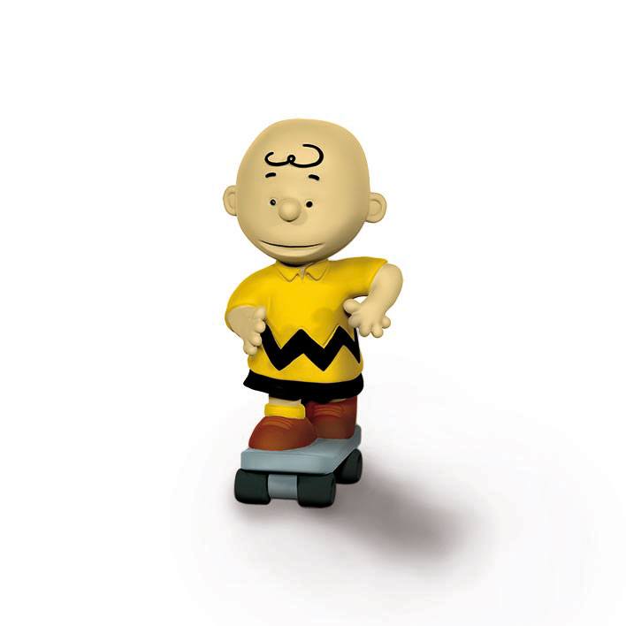 Peanuts figurine Skateboarder Charlie Brown 6 cm