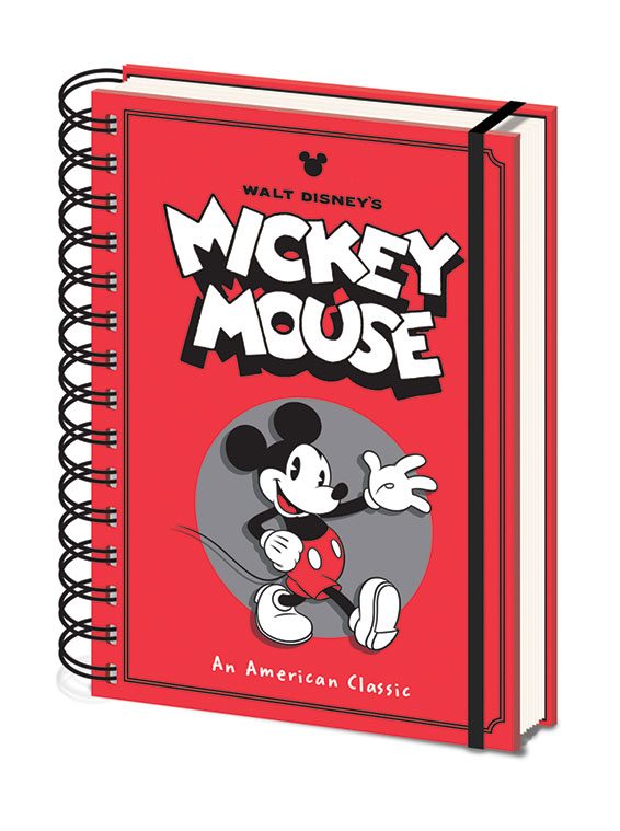 Mickey Mouse cahier  spirale A5 Wiro Wave