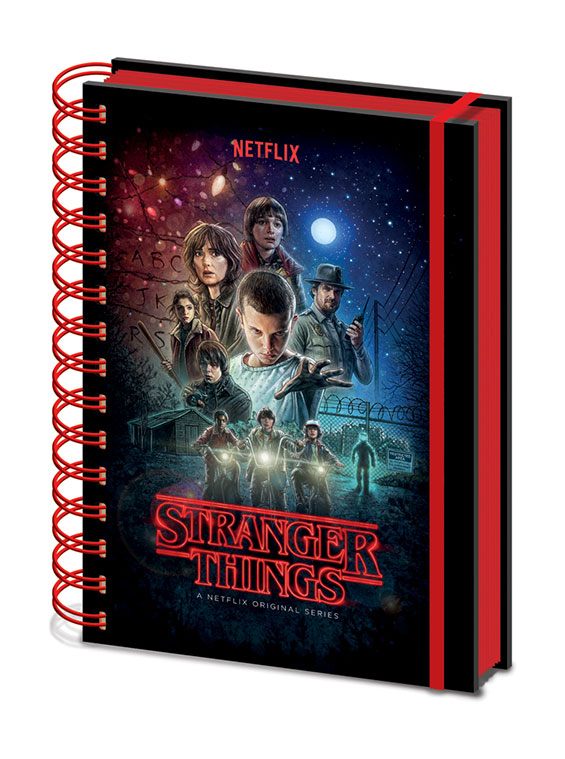 Stranger Things cahier  spirale A5 Wiro One Sheet