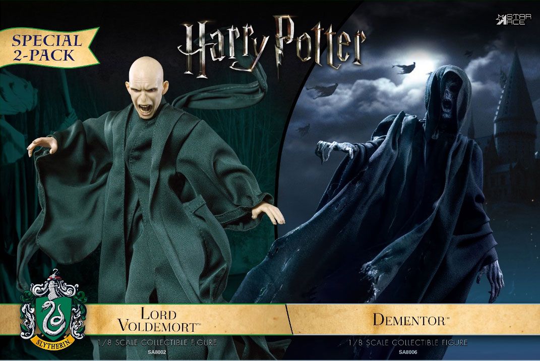 Harry Potter pack 2 figurines 1/8 Dementor & Voldemort 16-23 cm