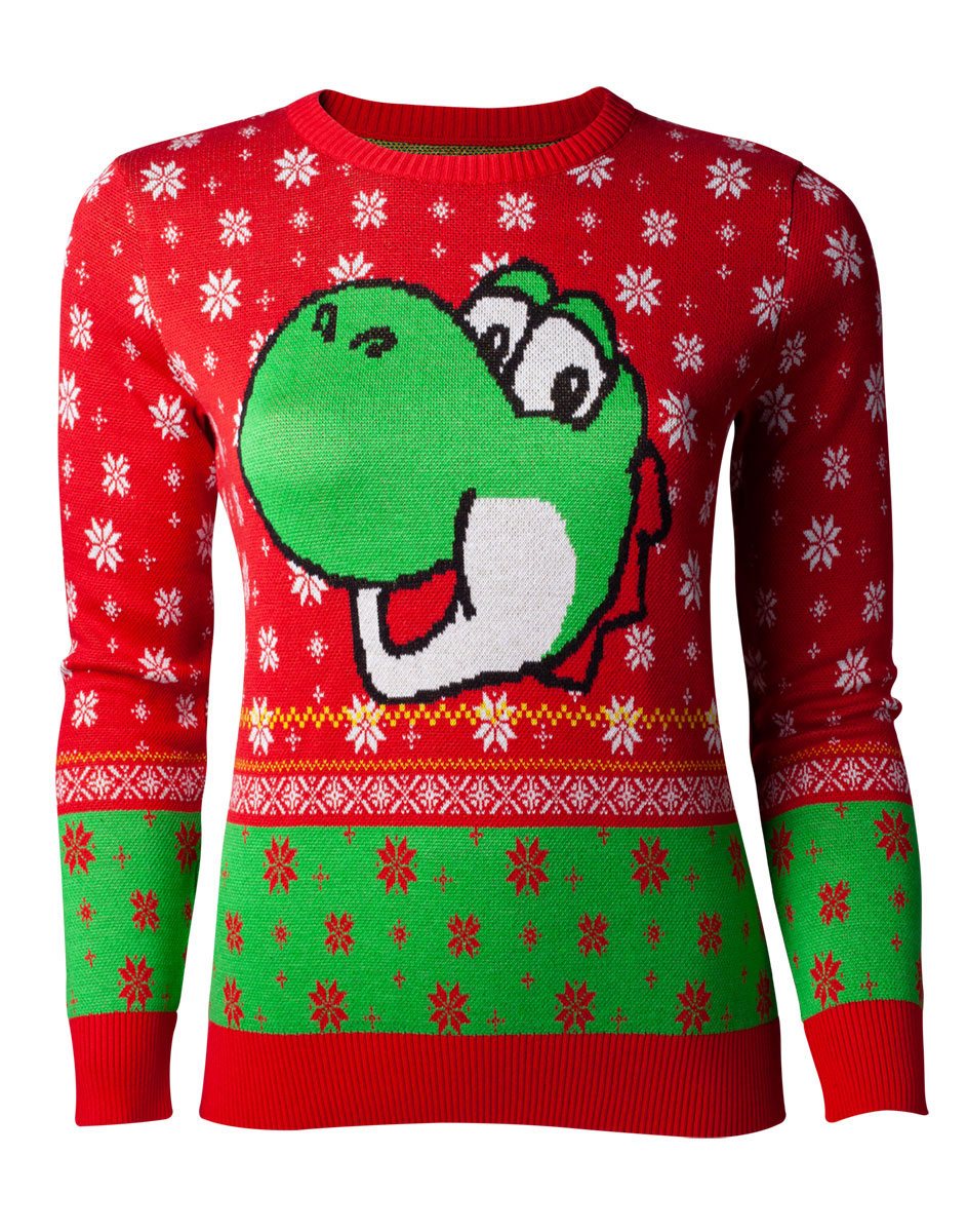 Nintendo Sweater femme Christmas Yoshi (S)