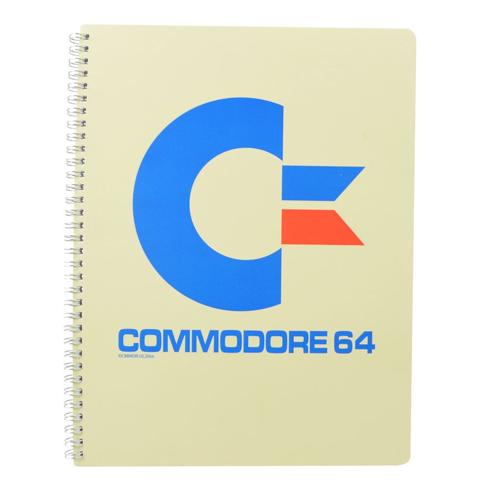 Commodore 64 cahier  spirale A4 Logo