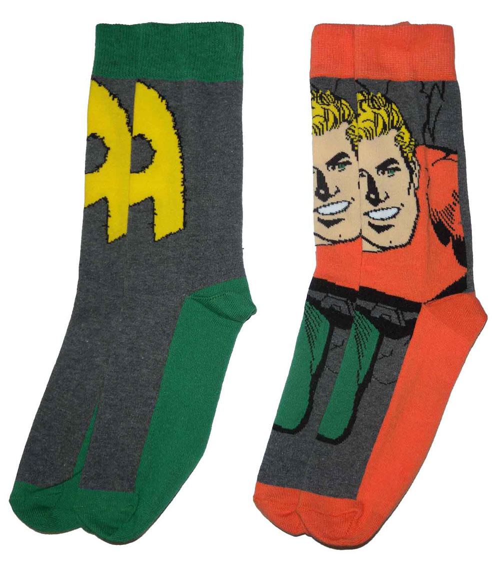 DC Comics pack 2 paires de chaussettes homme Aquaman