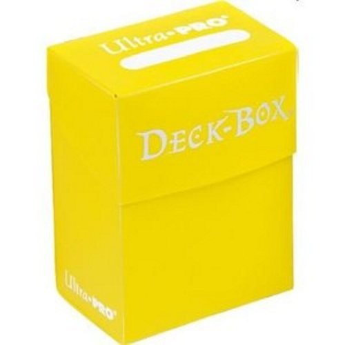 ULTRA PRO Bote pour cartes Deck Box Solid Jaune