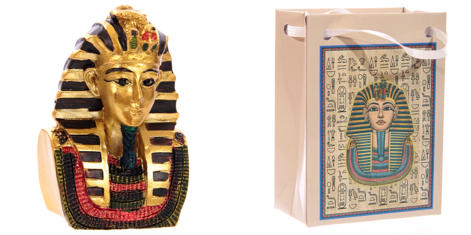 Statuette Buste Pharaon gyptien en sac