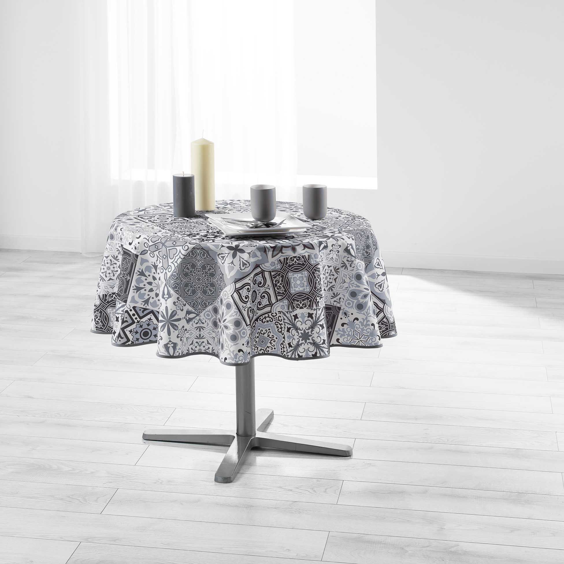 Nappe polyester imprime Collection Persane