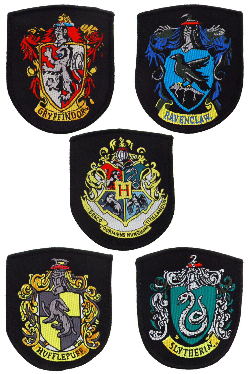 HARRY POTTER Eack cussons House Crests