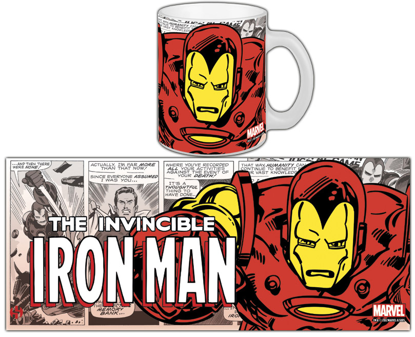 IRON MAN Marvel Comics Retro mug Iron Man