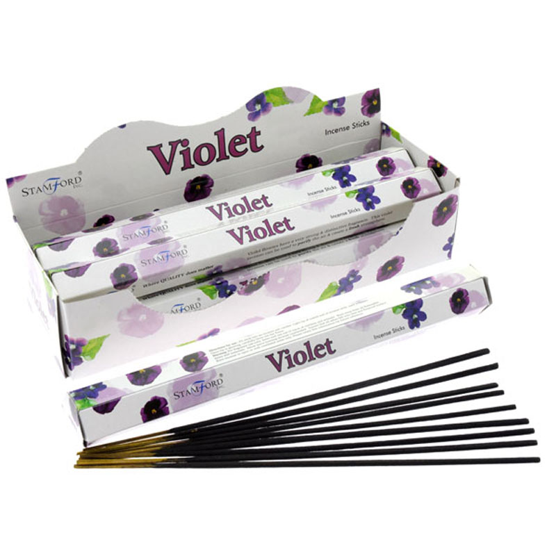1 boite de 20 btonnets Encens Stamford Premium Hex Violette